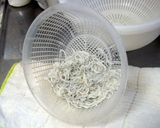 シラスとか、湯どうし後の水切り方法作り方1写真