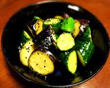 胡麻油香る*:｡.キュウリとナスの浅漬け作り方3写真