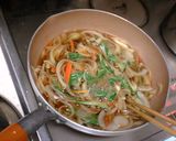 節約！残り野菜で玉子丼作り方2写真