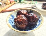 バルサミコ✿ゴロっと肉団子作り方12写真