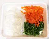子ども喜ぶ♡野菜たっぷり挽き肉オムレツ作り方1写真