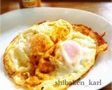 簡単カレースパイシー目玉焼き朝食トースト作り方4写真