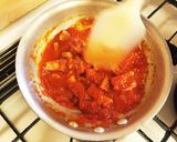 レンジで☆アマトリチャーナ トマトソース作り方2写真