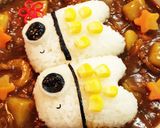 簡単！鯉のぼりカレーライス作り方2写真