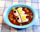 簡単！鯉のぼりカレーライス作り方3写真