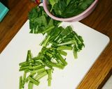 祖母流栄養満点宮内菜簡単おひたし作り方1写真