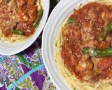 鶏肉と✿ししとうのトマトソース✿パスタ作り方11写真