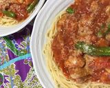鶏肉と✿ししとうのトマトソース✿パスタ作り方12写真