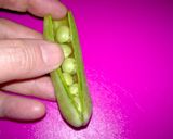 旬★【スナップえんどうと豆腐の味噌汁】作り方3写真