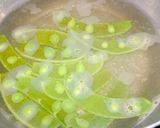 旬★【スナップえんどうと豆腐の味噌汁】作り方6写真