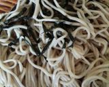 あさり山菜そば作り方1写真