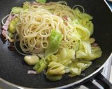 そら豆を味わうペペロンチーノ作り方6写真