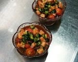 旨っ簡単スモークサーモントマトカルパチョ作り方7写真
