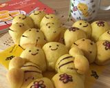 みつばちバジー☆かぼちゃ風味のちぎりパン作り方17写真