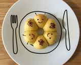 みつばちバジー☆かぼちゃ風味のちぎりパン作り方19写真