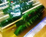 グルグルきゅうりの一本漬け(1/2本)作り方7写真