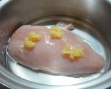 コールドチキン　塩レモンで簡単作り方1写真