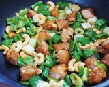◆鶏肉とピーマンのカシューナッツ炒め◆作り方7写真