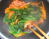 油を使わないほうれん草の炒め物作り方4写真