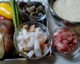 ごちそう！海鮮パエリア作り方1写真
