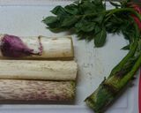 うどの簡単酢味噌和え。作り方1写真