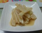 うどの簡単酢味噌和え。作り方7写真