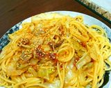 アンチョビと春キャベツのオイルパスタ♪作り方6写真