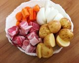 豚バラ肉とゴロゴロ野菜のバーベキュー煮作り方2写真
