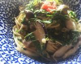 あおさ香る〜明太子豆乳クリームパスタ♪作り方7写真