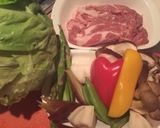 豚しゃぶ春キャベツ巻きを甘味噌ダレでっ♪作り方1写真