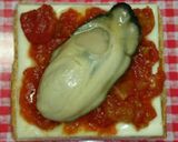 牡蠣オイル漬け♡からの〜ブルスケッタ♡作り方4写真