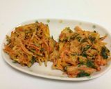 ダイエットかき揚!油を吸ってサクサク作り方5写真