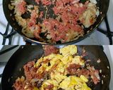 コンビーフ&卵丼作り方4写真