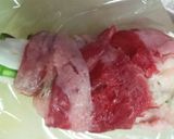 新玉ねぎとアスパラの牛肉巻き◆すき焼き味作り方5写真