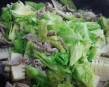 豚さんと春野菜の味噌マヨ炒め♪作り方5写真