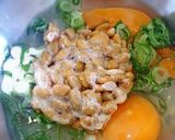 たまには納豆オムレツじゃなく、納豆卵焼き作り方2写真