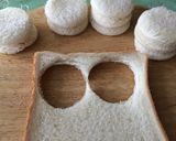 食パンで作る卵とツナのカナッペ作り方2写真