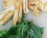 三葉とふしめんの味噌汁作り方2写真