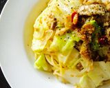 春キャベツとツナの和風パスタ作り方10写真