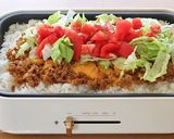 ホットプレートでタコライス作り方5写真