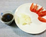 簡単！トマトとたまねぎのもずく酢マリネ風作り方1写真