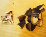 フラパンどんこ椎茸と湯葉のクリーム煮作り方2写真