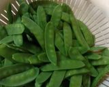 ＊さやえんどうの煮物＊作り方1写真