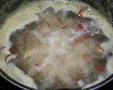 キャンプで磯カニのお味噌汁作り方4写真