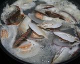 おばあちゃんの味♪ホタテの稚貝でお味噌汁作り方3写真