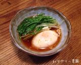 水菜と落とし卵の煮物作り方6写真