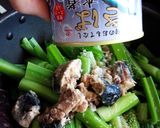 ウルイの簡単サバ缶煮作り方4写真