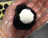生クリーム入り黒胡麻大福作り方5写真