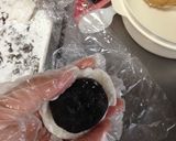 生クリーム入り黒胡麻大福作り方10写真