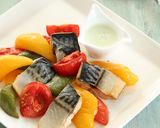 夏野菜と塩鯖のオーブン焼きミントソース作り方5写真